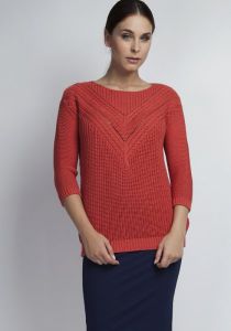 MKM Penny SWE041 koralowy sweter