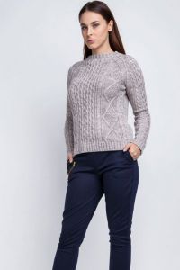 MKM Candice SWE 042 beżowy Sweter