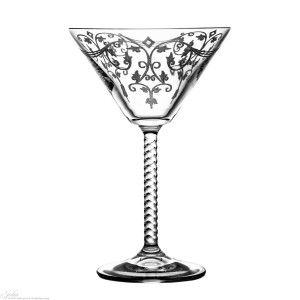 Kieliszki kryształowe do martini szampana 6 sztuk - 9657