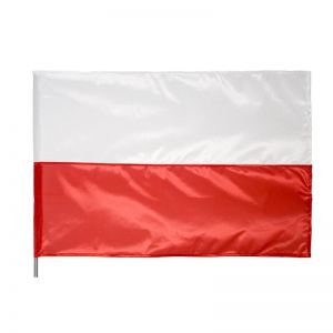 Flaga Polski na drzewiec - 100 x 150 cm