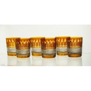 Szklanki kryształowe do whisky drinków 6 sztuk - 3070 -
