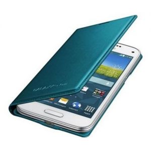 Oryginalne etui z klapką Samsung Flip Cover EF-FG800BGEGWW - zielone - Samsung Galaxy S5 mini