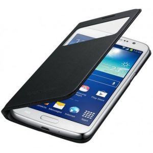 Oryginalne etui z klapką i okienkiem Samsung S-View Cover EF-CG710B - czarne - Samsung Galaxy Grand