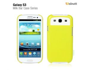 Obudowa na tył Walnutt by Zenus Milk Bar Cover - lemon - Samsung Galaxy S3 i9300