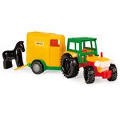 Traktor z przyczepą na konie Color Cars Wader