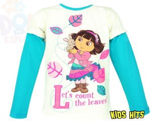 Bluzka Dora The Leaves beżowa 2 lata
