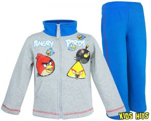 Dres Angry Birds "Angry Team" szary 10 lat