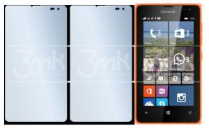 Idealnie przejrzysta folia ochronna 3MK HD+ dla Nokia Lumia 532 (2 sztuki)