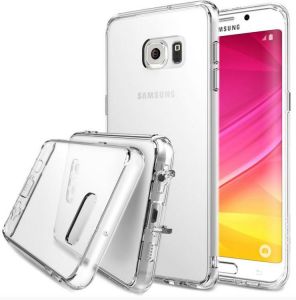 Obudowa Rearth | Etui Ringke Fusion Case + Folia ochronna | Samsung Galaxy S6 Edge Plus | kolor Crys