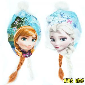 Zimowa czapka z warkoczem Frozen Sisters 2-4 lata