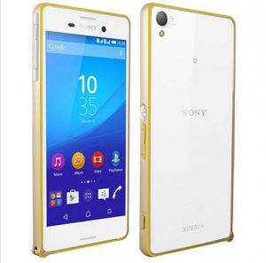 Obudowa Zolti Bumper Case Sony Xperia M4 Aqua Złota - Złoty