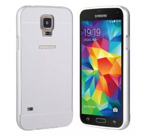 Obudowa Bumper Case Zolti Samsung Galaxy S5 Srebrna - Srebrny