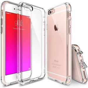 Obudowa Rearth | Etui Ringke Fusion Case + Folia ochronna | Apple iPhone 6 6S | kolor Crystal View -