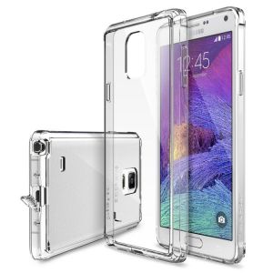 Obudowa Rearth | Etui Ringke Fusion Case + Folia ochronna | Samsung Galaxy Note 4 | kolor Crystal Vi