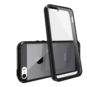 Obudowa Rearth | Etui Ringke Fusion Case + Folia ochronna | Apple iPhone 5 5S SE | kolor Black - Cza