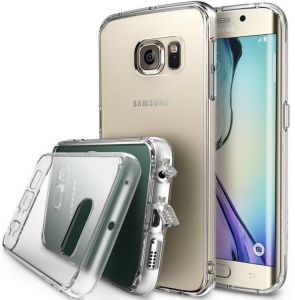 Obudowa Rearth | Etui Ringke Fusion Case + Folia ochronna | Samsung Galaxy S6 Edge | kolor Crystal V