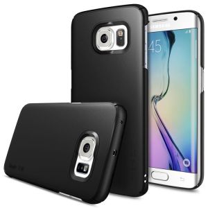 Oryginalne etui obudowa Rearth Ringke Slim SF Black dla Samsung Galaxy S6 Edge - Czarny/Czarny