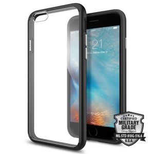 Obudowa Spigen Ultra Hybrid Apple iPhone 6 / 6S Black - Czarny
