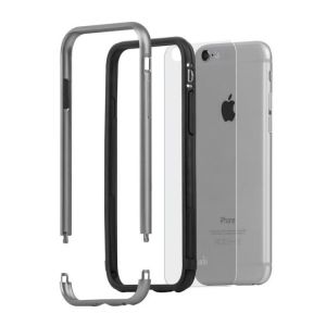 Aluminiowy bumper Moshi iGlaze Luxe Apple iPhone 6 / 6S Szary - Szary