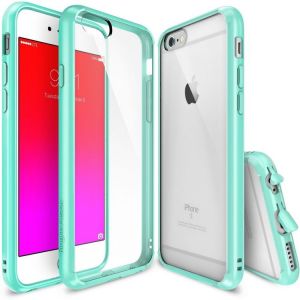 Obudowa Rearth | Etui Ringke Fusion Case + Folia ochronna | Apple iPhone 6 6S | kolor Mint - Mint