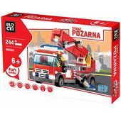 Straż pożarna Wóz strażacki-drabina 244 elementów Blocki