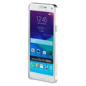 Aluminiowy bumper X-Doria Bump Gear Samsung Galaxy Note 4 Srebrny - Srebrny