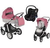 Wózek wielofunkcyjny 3w1 Lupo Dotty Baby Design + Citi GRATIS (różowy)