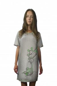 Koszula do Karmienia XL Zielona Żyrafka