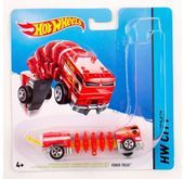 Samochodzik Mutant Hot Wheels (Power Tread Red)
