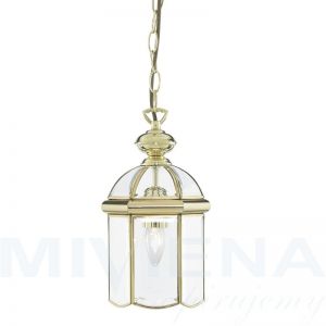Lanterns lampa wisząca 1 złoty szkło