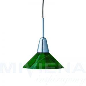 Martello lampa wisząca chrom zielony