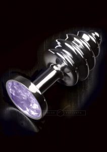 Jewellery Ribbed Silver Baby Purple