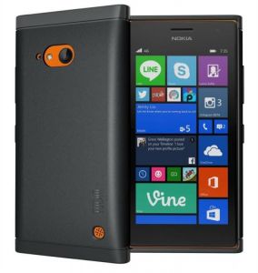 Obudowa Tudia Lite Nokia Lumia 730 Black