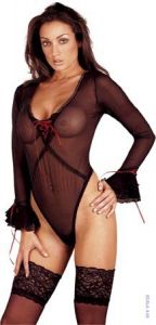 See-Through Body Black L