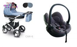 Camarelo Carera New 3w1 FOTEL BESAFE IZI GO