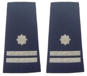 Pagony (pochewki) granatowe Policji - podinspektor