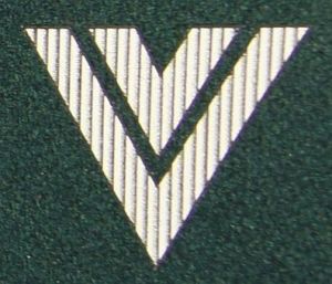 Stopień na beret WP (zielony / t) - starszy sierżant