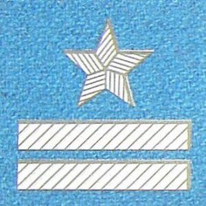 Stopień na beret WP (niebieski) - major