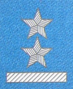Stopień na beret WP (niebieski) - podporucznik