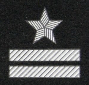 Stopień na beret WP (czarny / t) - major