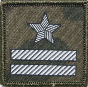 Stopień (termonadruk) do czapki kepi Straży Granicznej - major