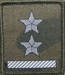Stopień (termonadruk) do czapki kepi Straży Granicznej - podporucznik