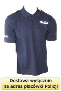 Koszulka polo granatowa Policji