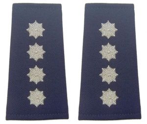 Pagony (pochewki) granatowe Policji - nadkomisarz