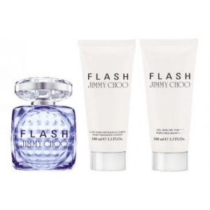 SET Jimmy Choo Flash (W) edp 100ml + blo 100ml + sg 100ml