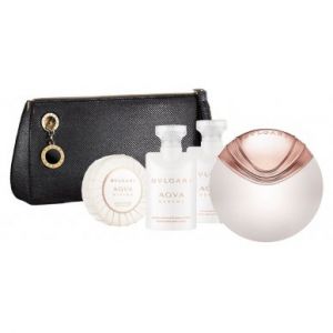 SET Bvlgari Aqva Divina (W) edt 65ml + blo 40ml + sg 40ml + mydełko + kosmetyczka