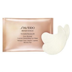 Shiseido Benefiance Wrinkle Resist 24 Pure Retinol Express Smoothing Eye Mask (W) płatki przeciwzmar