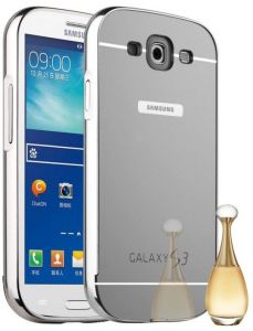 Obudowa Bumper Metal Mirror Samsung Galaxy S3 / S3 Neo Srebrna