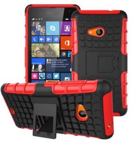Pancerna obudowa etui Perfect Armor Microsoft Lumia 535 Czerwony - Czerwony
