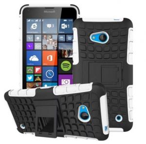 Pancerna obudowa etui Perfect Armor Microsoft Lumia 640 Biała - Biały